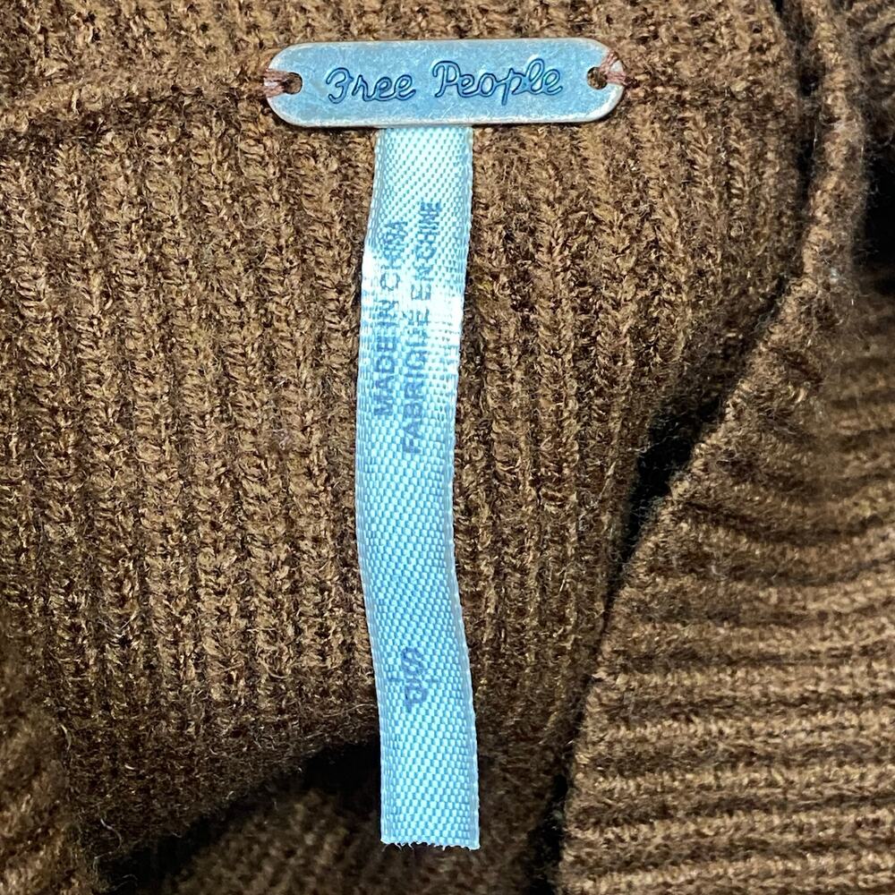 Free People Turtleneck Sweater Oversized Women's Size Small - Picture 6 of 9
